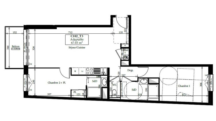 Ma-Cabane - Vente Appartement SOTTEVILLE-LES-ROUEN, 67 m²