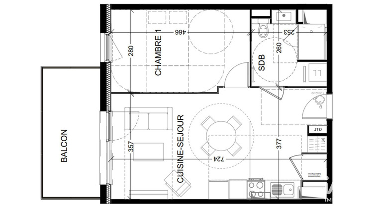 Ma-Cabane - Vente Appartement Sourcieux-les-Mines, 44 m²
