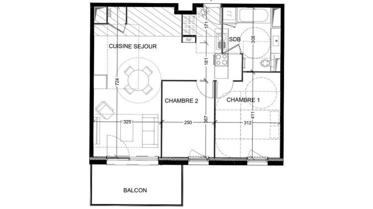 Ma-Cabane - Vente Appartement Sourcieux-les-Mines, 61 m²