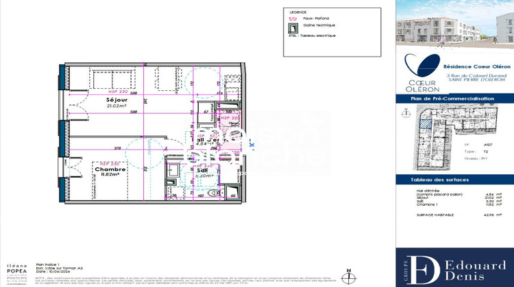 Ma-Cabane - Vente Appartement st pierre d oleron, 42 m²