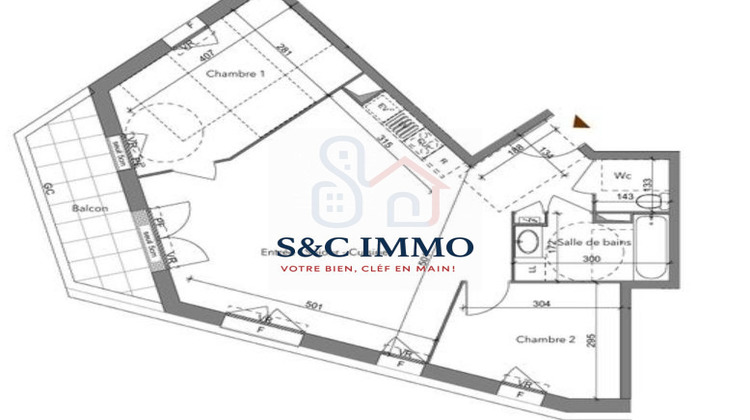 Ma-Cabane - Vente Appartement Stains, 64 m²