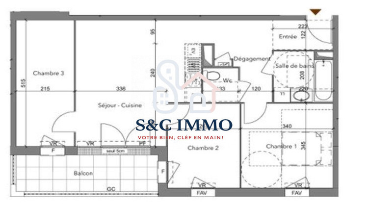 Ma-Cabane - Vente Appartement Stains, 68 m²