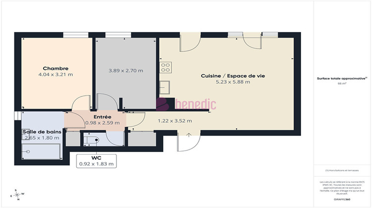 Ma-Cabane - Vente Appartement STIRING-WENDEL, 65 m²