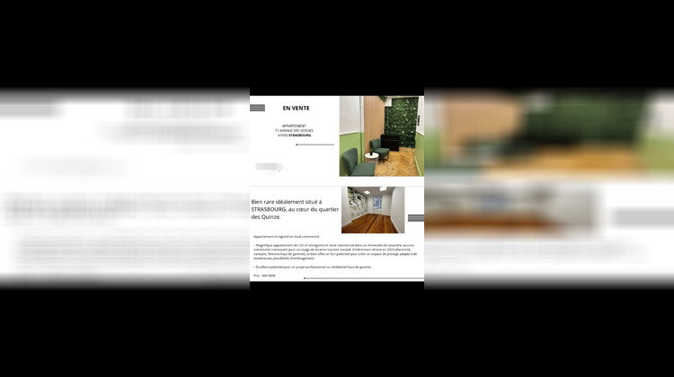 Ma-Cabane - Vente Appartement Strasbourg, 120 m²