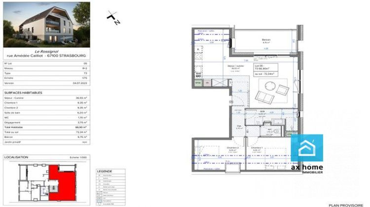 Ma-Cabane - Vente Appartement Strasbourg, 67 m²