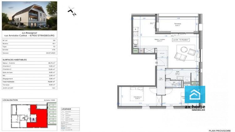 Ma-Cabane - Vente Appartement Strasbourg, 77 m²