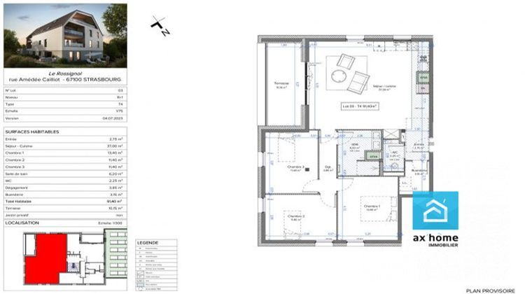 Ma-Cabane - Vente Appartement Strasbourg, 91 m²