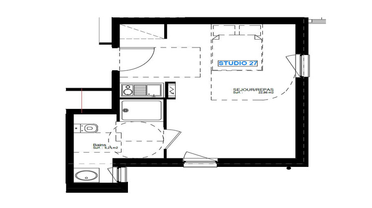 Ma-Cabane - Vente Appartement STRASBOURG, 29 m²