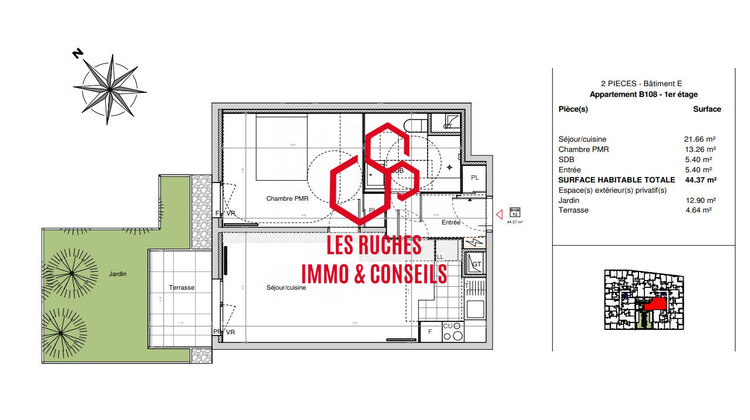 Ma-Cabane - Vente Appartement Sucy-en-Brie, 44 m²