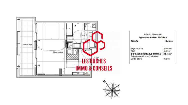 Ma-Cabane - Vente Appartement Sucy-en-Brie, 33 m²