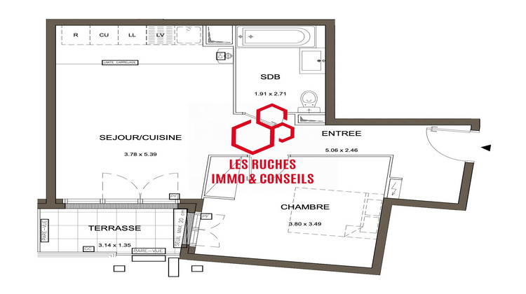 Ma-Cabane - Vente Appartement Sucy-en-Brie, 43 m²