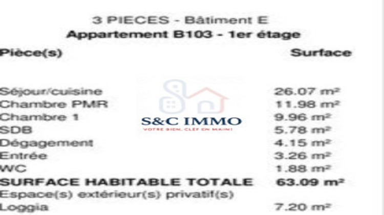 Ma-Cabane - Vente Appartement Sucy-en-Brie, 63 m²