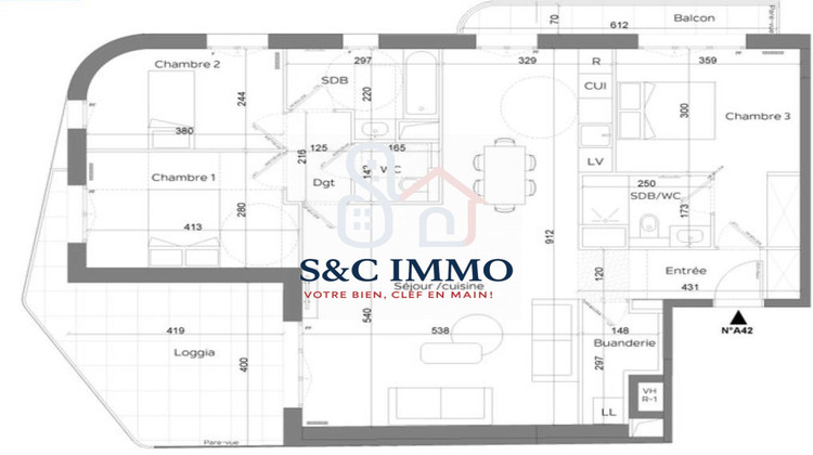 Ma-Cabane - Vente Appartement Suresnes (), 97 m²