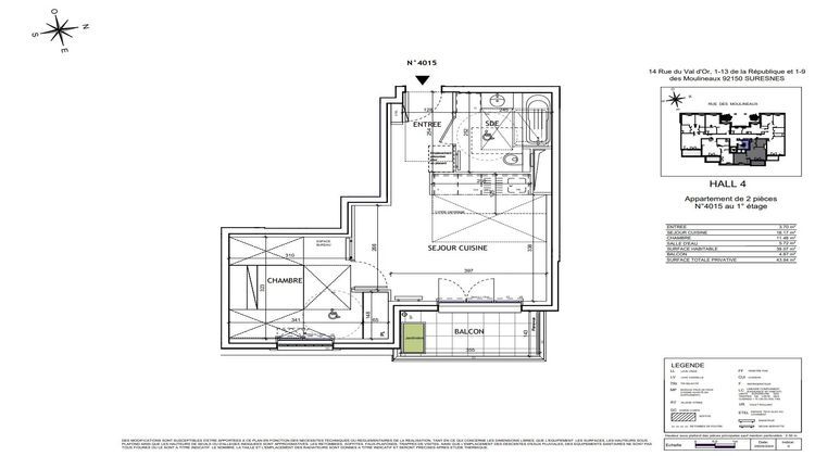 Ma-Cabane - Vente Appartement Suresnes, 39 m²