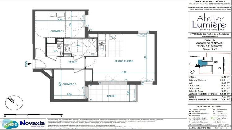 Ma-Cabane - Vente Appartement Suresnes, 63 m²