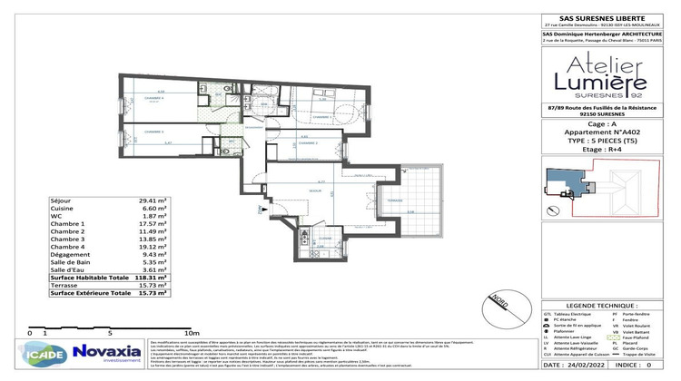 Ma-Cabane - Vente Appartement Suresnes, 118 m²