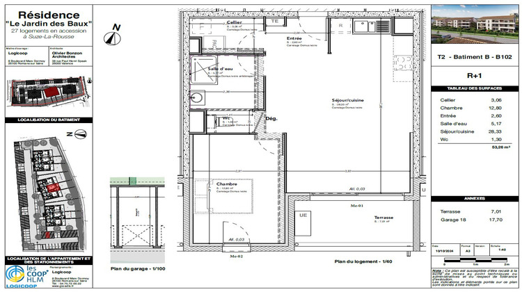 Ma-Cabane - Vente Appartement SUZE-LA-ROUSSE, 53 m²