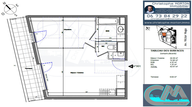 Ma-Cabane - Vente Appartement TASSIN-LA-DEMI-LUNE, 42 m²
