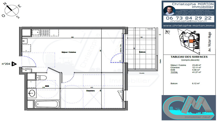 Ma-Cabane - Vente Appartement TASSIN-LA-DEMI-LUNE, 41 m²
