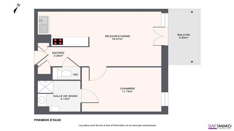 Ma-Cabane - Vente Appartement Tassin-la-Demi-Lune, 39 m²