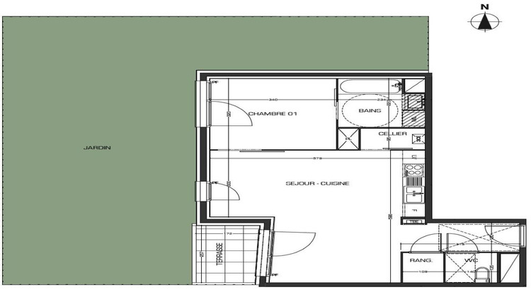 Ma-Cabane - Vente Appartement TASSIN-LA-DEMI-LUNE, 52 m²