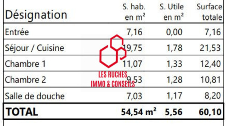 Ma-Cabane - Vente Appartement Taverny, 55 m²