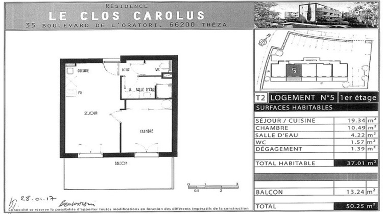 Ma-Cabane - Vente Appartement THEZA, 37 m²