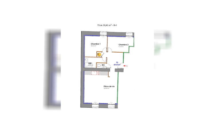 Ma-Cabane - Vente Appartement Thézan-Lès-Béziers, 60 m²