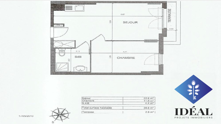 Ma-Cabane - Vente Appartement Thiais, 38 m²