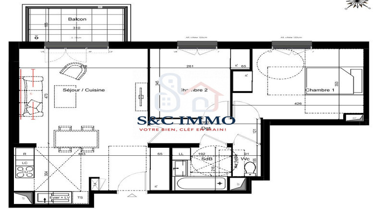Ma-Cabane - Vente Appartement Thiais, 66 m²