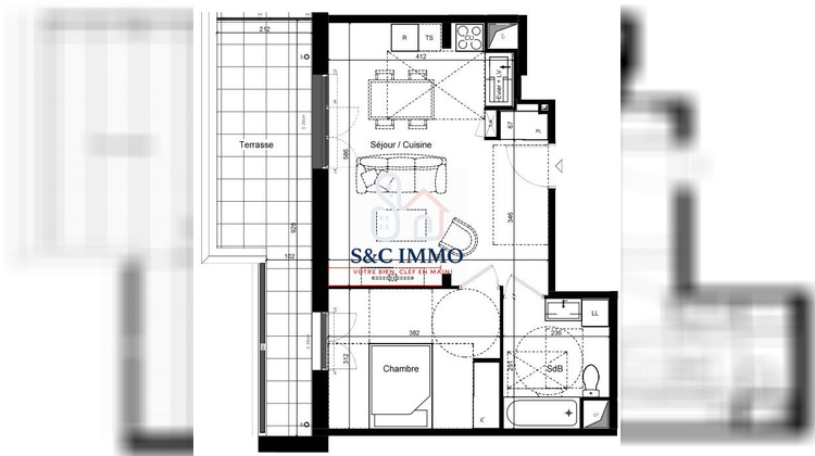 Ma-Cabane - Vente Appartement Thiais, 44 m²