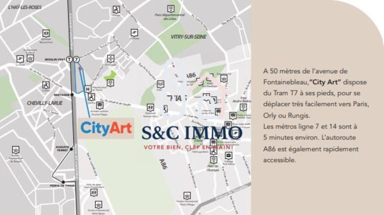 Ma-Cabane - Vente Appartement Thiais, 44 m²