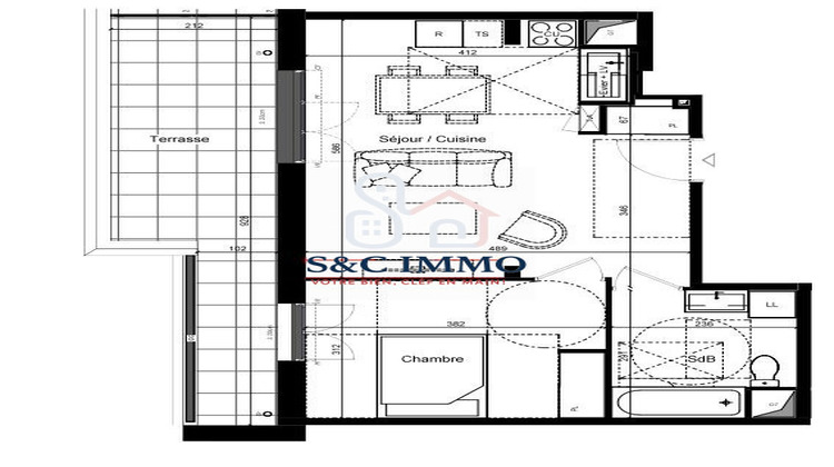 Ma-Cabane - Vente Appartement Thiais, 44 m²