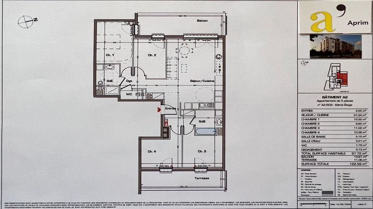 Ma-Cabane - Vente Appartement THIONVILLE, 97 m²