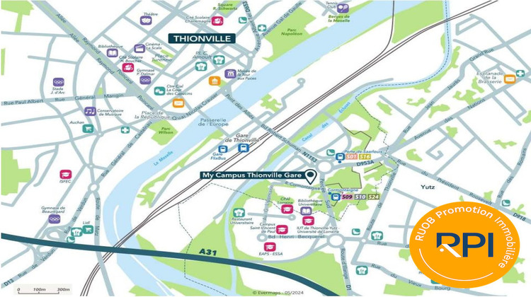 Ma-Cabane - Vente Appartement Thionville, 34 m²