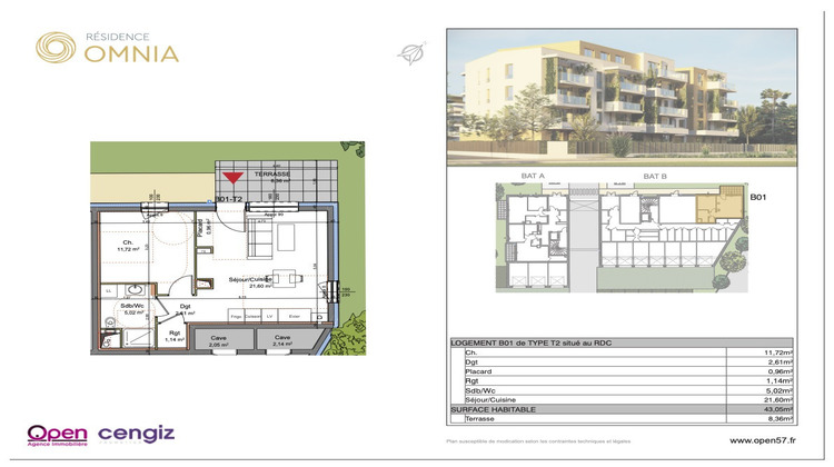 Ma-Cabane - Vente Appartement Thionville, 43 m²