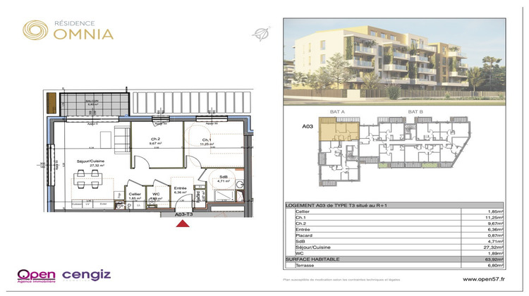 Ma-Cabane - Vente Appartement Thionville, 63 m²