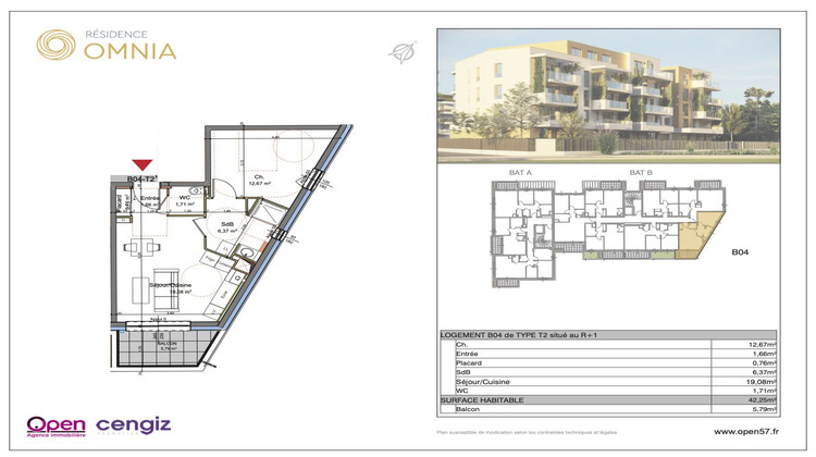 Ma-Cabane - Vente Appartement Thionville, 42 m²