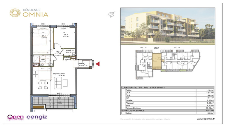 Ma-Cabane - Vente Appartement Thionville, 64 m²
