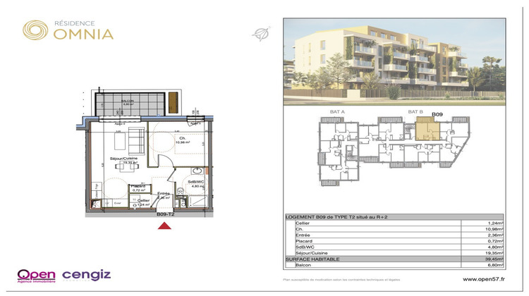 Ma-Cabane - Vente Appartement Thionville, 39 m²