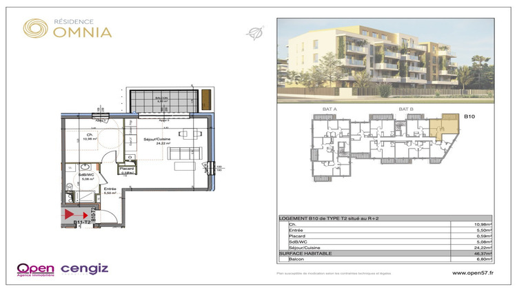 Ma-Cabane - Vente Appartement Thionville, 46 m²