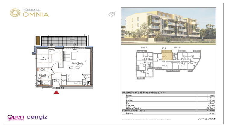 Ma-Cabane - Vente Appartement Thionville, 39 m²