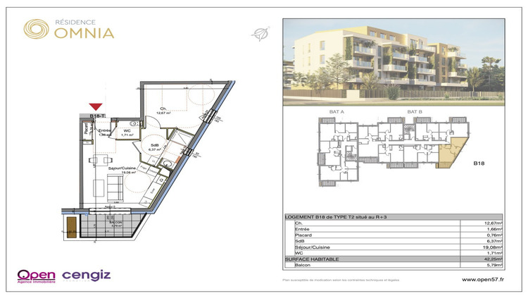 Ma-Cabane - Vente Appartement Thionville, 42 m²