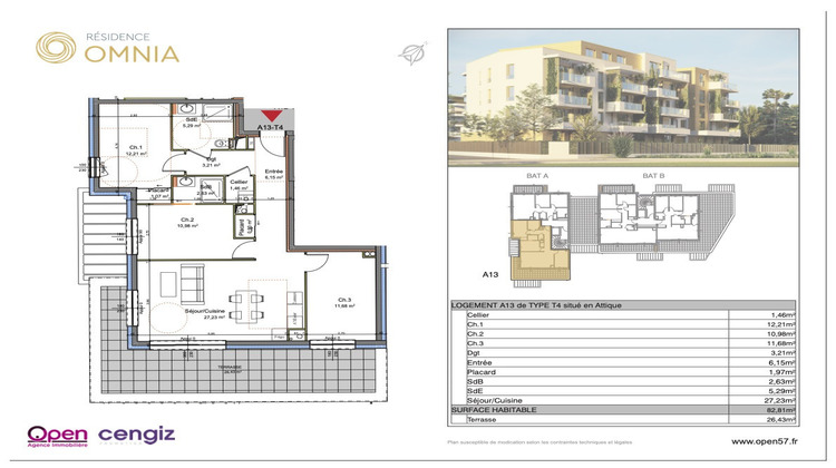 Ma-Cabane - Vente Appartement Thionville, 82 m²