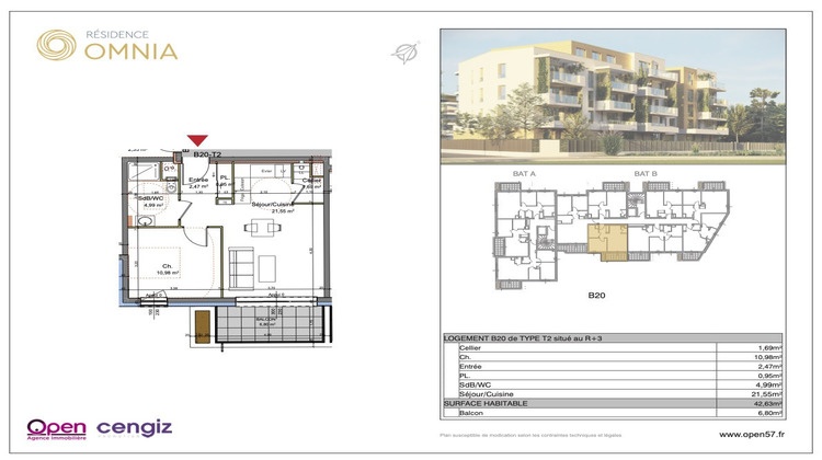 Ma-Cabane - Vente Appartement Thionville, 42 m²