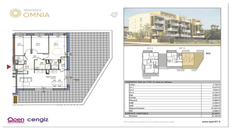 Ma-Cabane - Vente Appartement Thionville, 83 m²