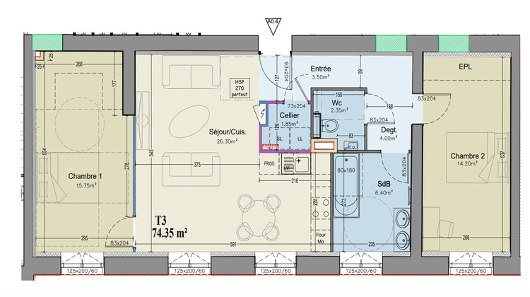 Ma-Cabane - Vente Appartement Thionville, 74 m²