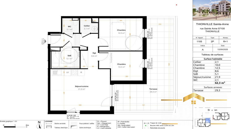 Ma-Cabane - Vente Appartement Thionville, 59 m²