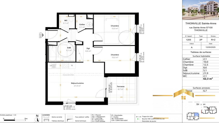 Ma-Cabane - Vente Appartement Thionville, 59 m²