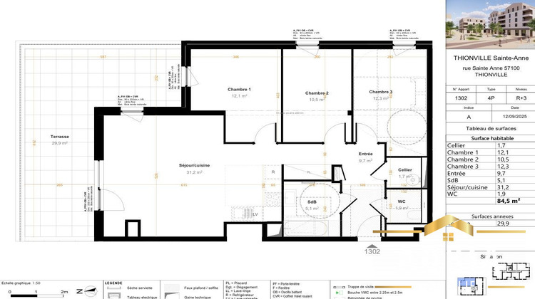 Ma-Cabane - Vente Appartement Thionville, 83 m²